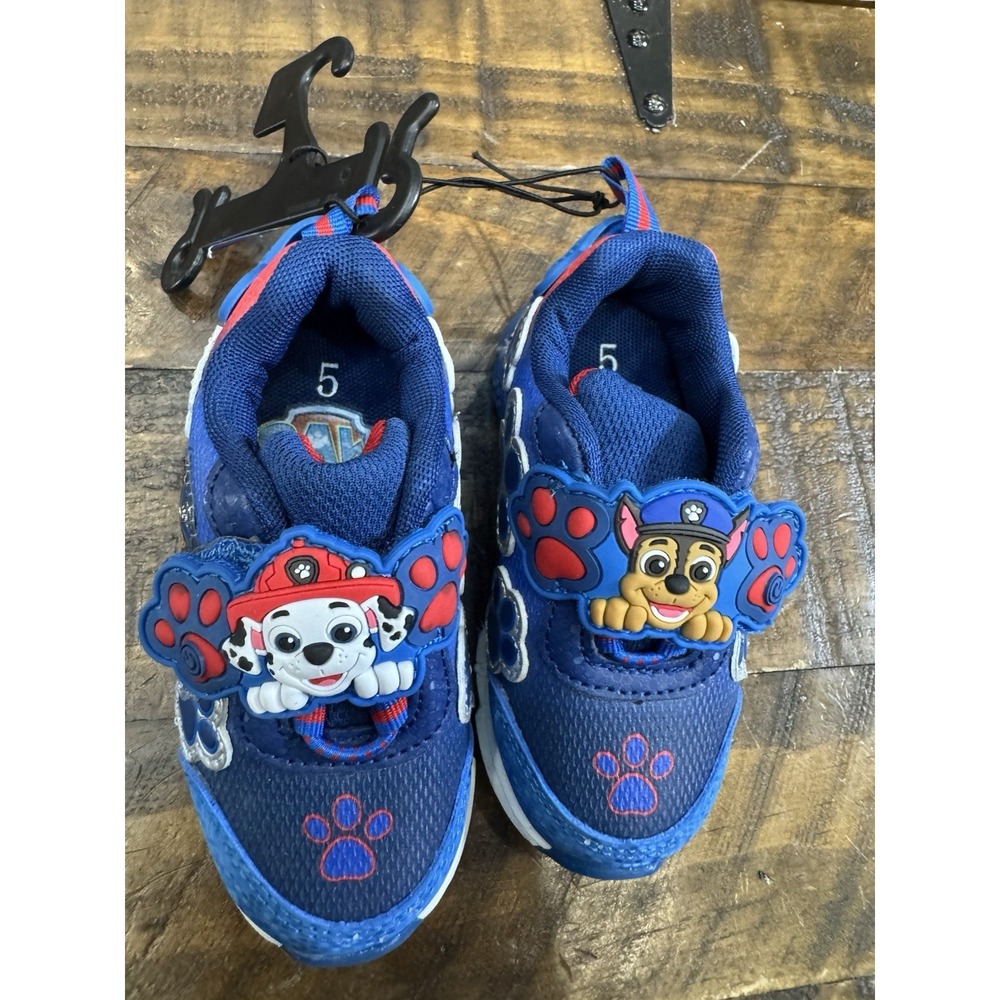 Paw Patrol Sneaker Light-up Shoes Kids Chase Toddler Boy Athletic Sz 5 New - Picture 5 of 11
